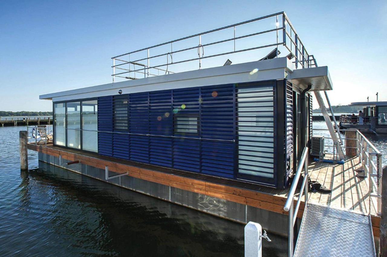 Hausboot Floating Houses Blue Active In Ribnitz-Damgarten Exteriér fotografie